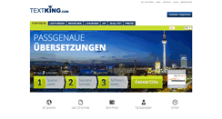 Desktop Screenshot of de.textking.com