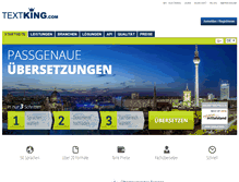 Tablet Screenshot of de.textking.com